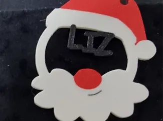 Santa con nombre