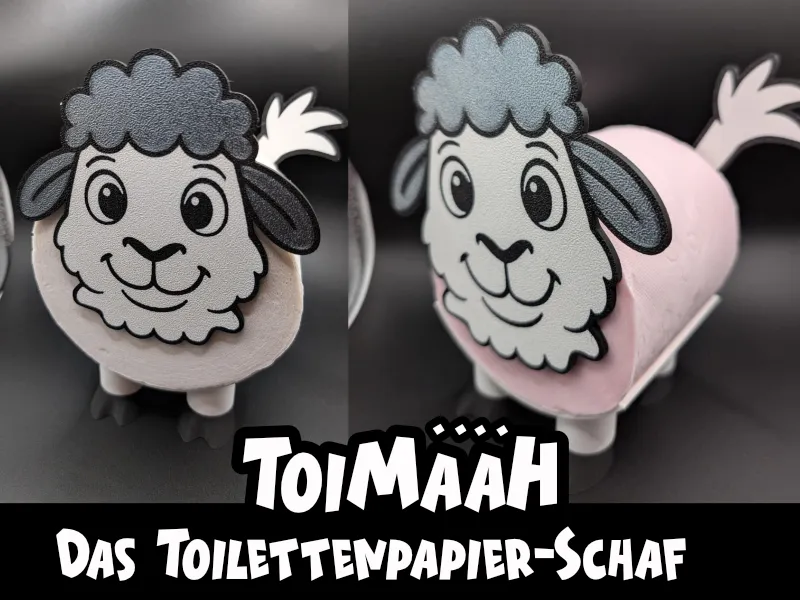 ToiMääh Toilettenpapier Schaf Klopapier Halterung
