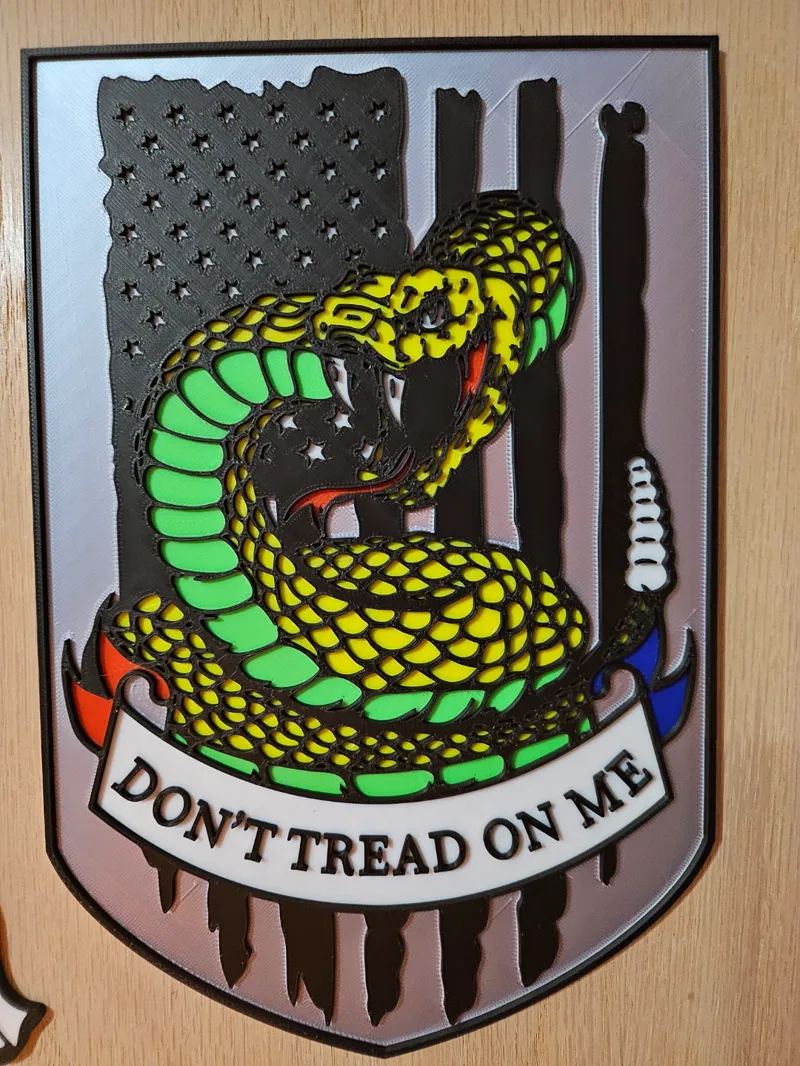 Don't Tread on Me Plaque