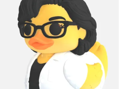 Patito mujer de profesor anatomia