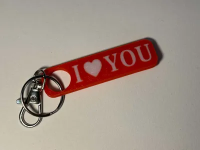 'I love You' Keychain