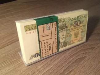 Stojak na banknoty PRL Mini stand by SQ9PXB