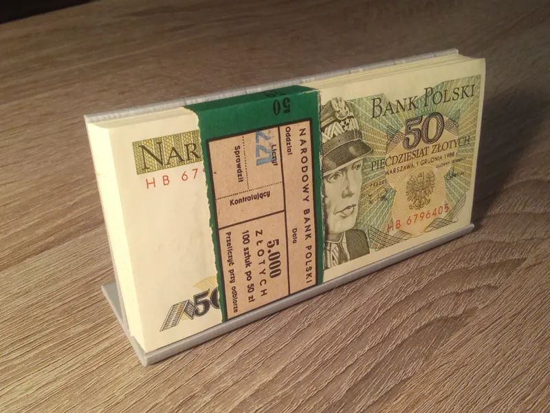 Stojak na banknoty PRL Mini stand by SQ9PXB