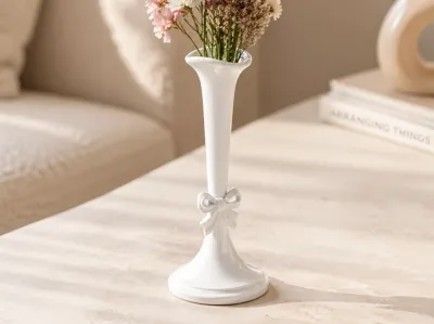 Vase with small bow