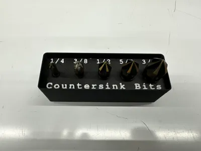 Gridfinity - Countersink bit holder