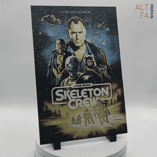 The skeleton crew poster - hueforge