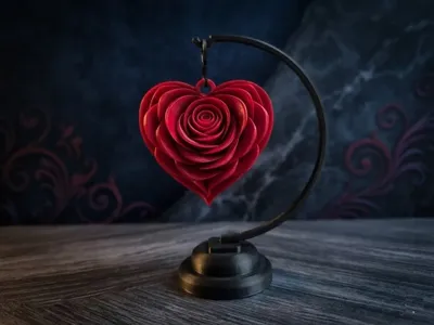 Rose for Mother's Day - Free 3D Print Model - MakerWorld