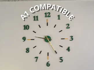 Modern Modular 3D Wall Clock – Customizable Layout