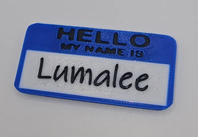 name plate