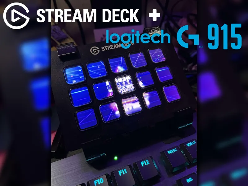 Logitech G915 Stream Deck Mount