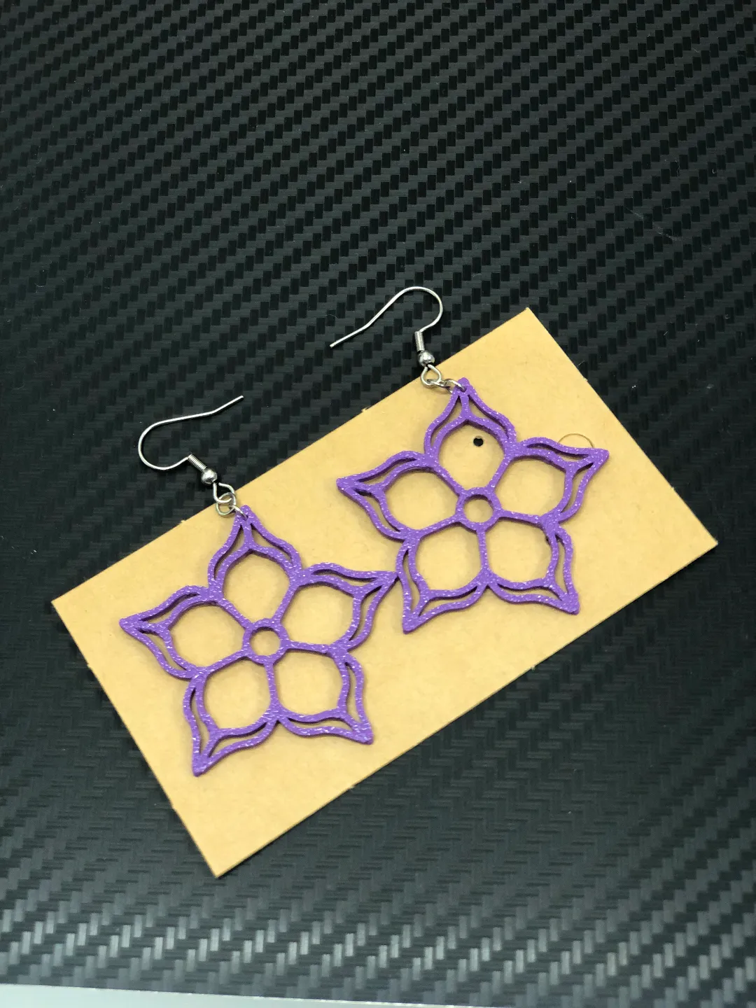 Flower earrings no AMS, 0,4 mm nozzle view 2