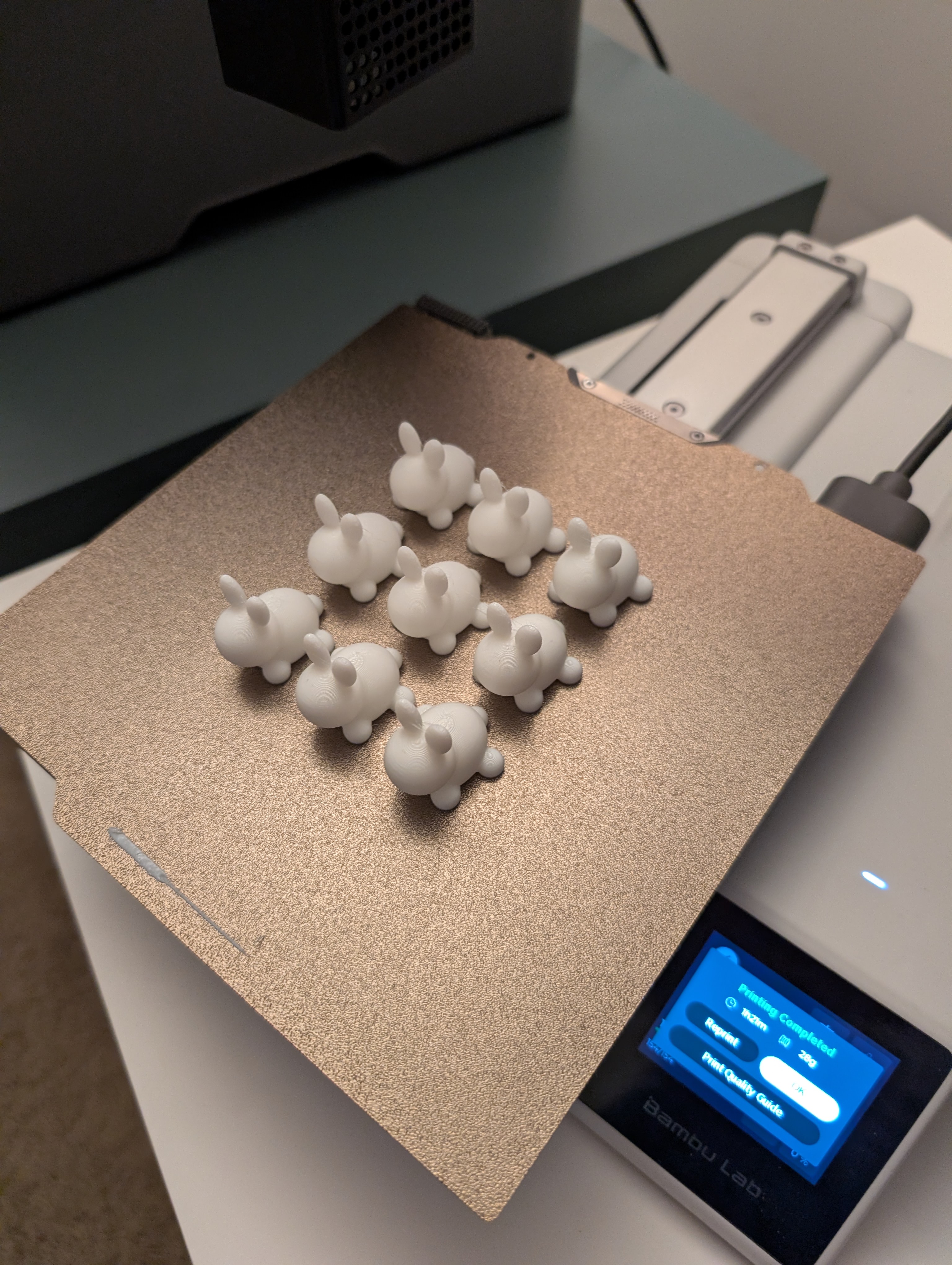 9 medium bunnies