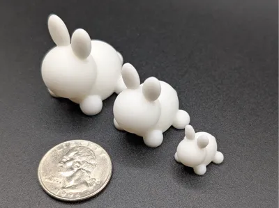 Minimalist Bunny - Free 3D Print Model - MakerWorld