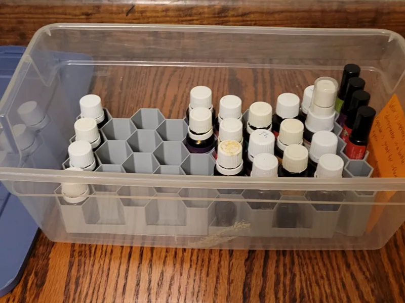 Honeycomb Organizer for Essential Oils and Makeup