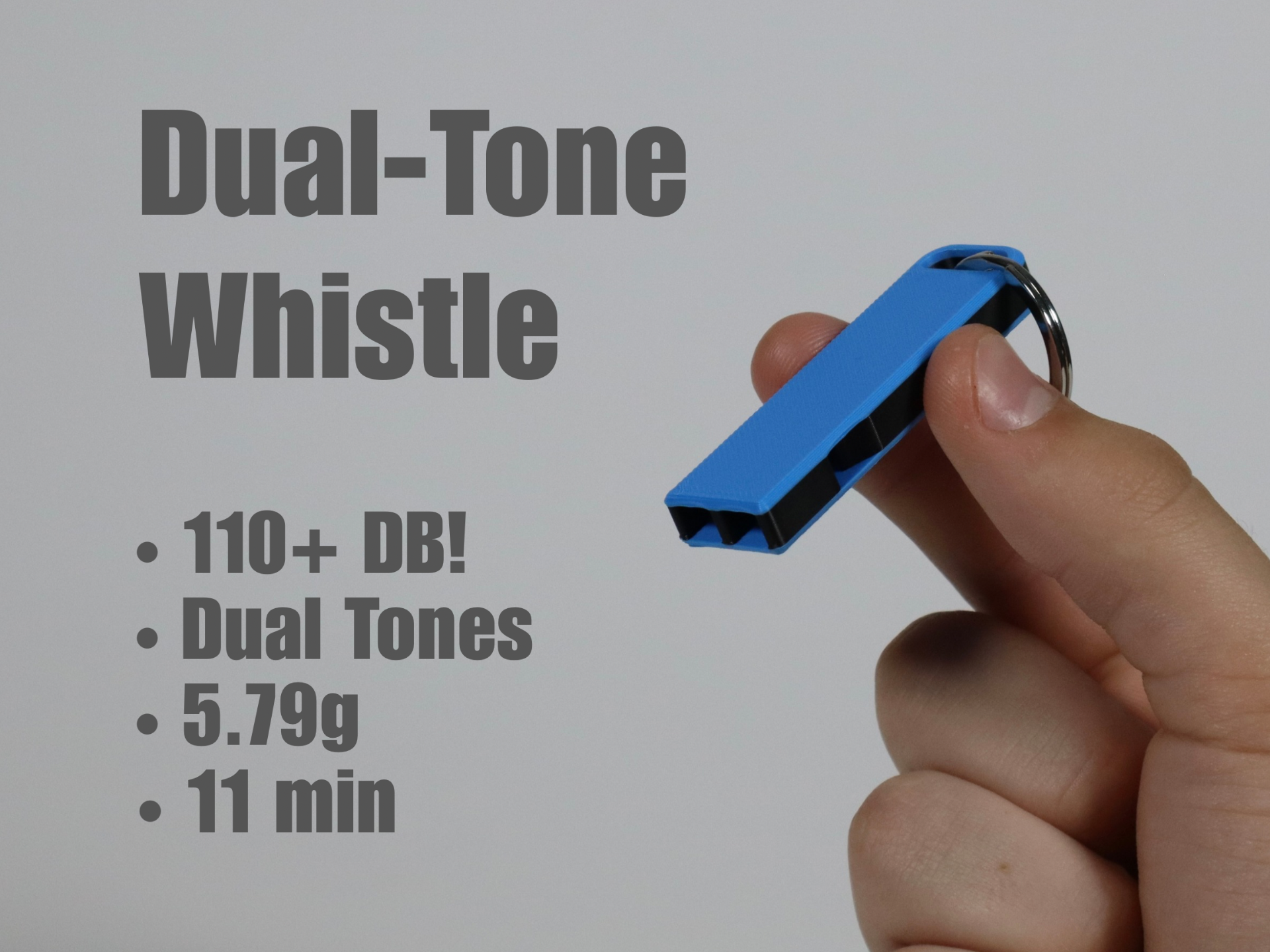 Dual-Tone Whistle (110+ DB)