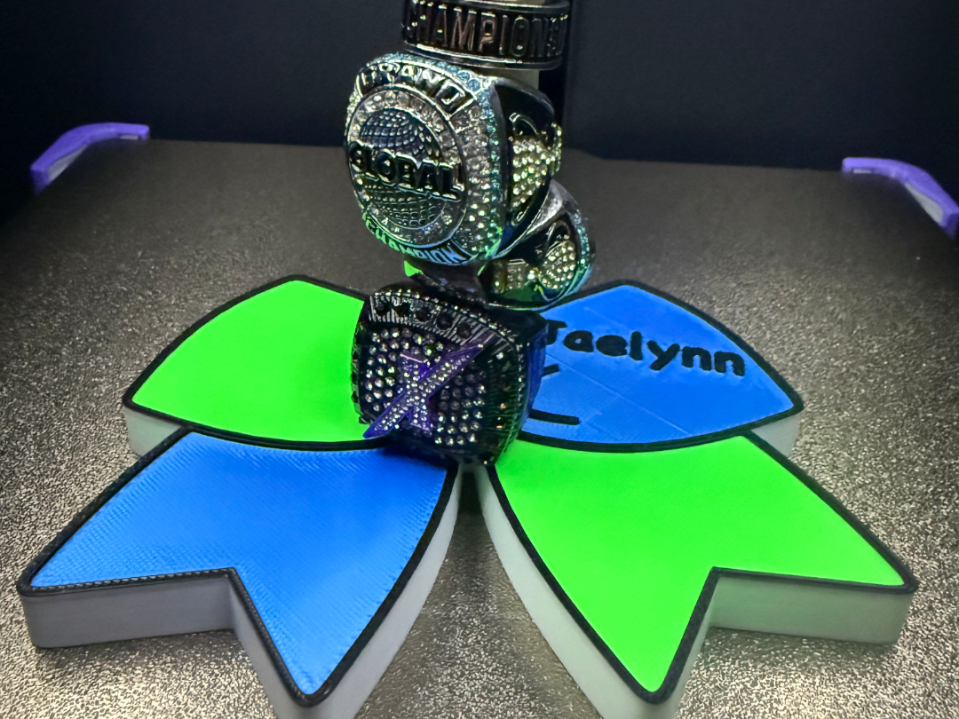 Cheerleading Championship Ring Holder Customizable