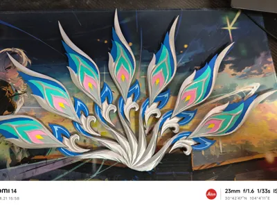Honkai Star Rail Yaoguang Fan Cosplay Prop
