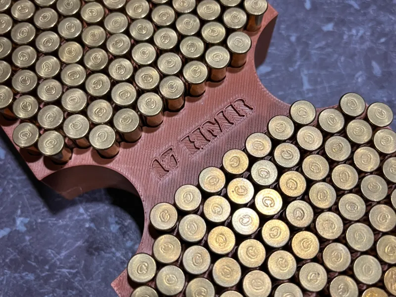 17HMR Milspec Ammo Can Insert V2 Design & Spacer