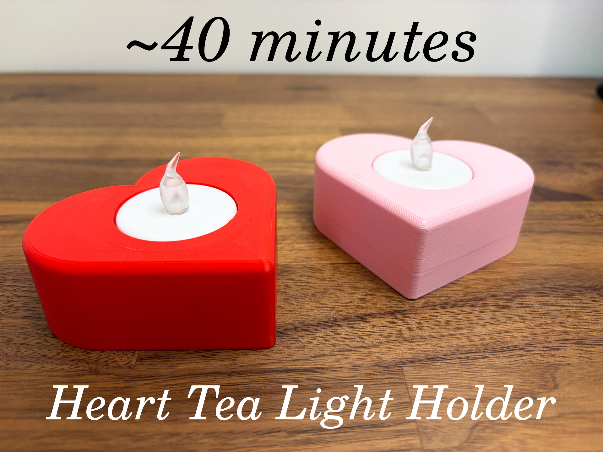 Heart shaped Tea Candle Light Holder