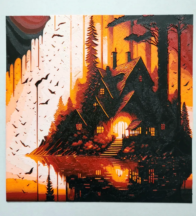 Mysterious house in the Forest - Hueforge