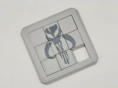 Mandalorian Mythosaur Sigil Sliding Tile Puzzle