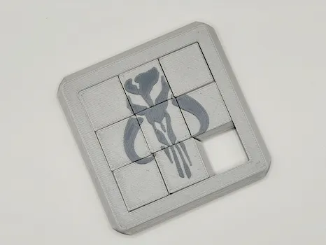 Mandalorian Mythosaur Sigil Sliding Tile Puzzle
