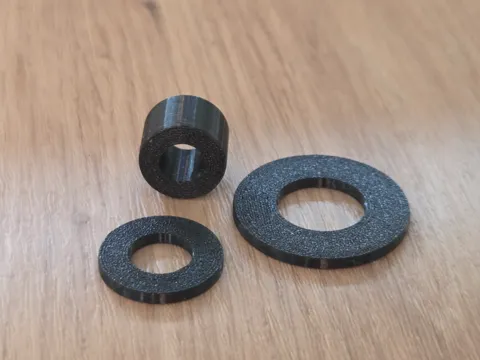 Modelo para impresión 3D: Universal customizable washer / spacer / gasket — referencia de MakerWorld