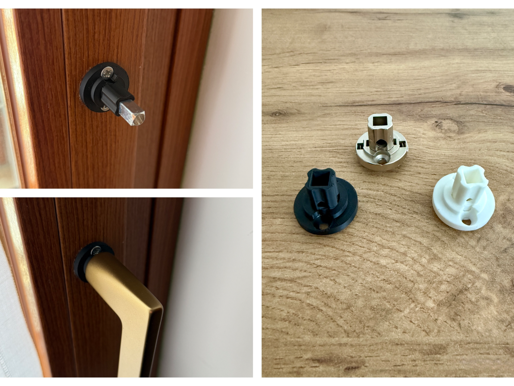 Tilt-and-Turn Window Handle Spindle Hub