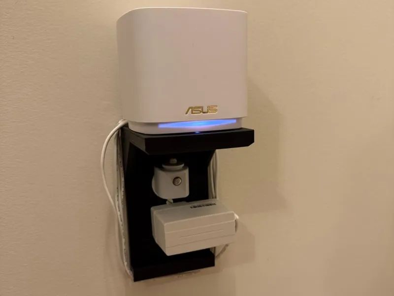 120V Duplex Outlet Cover With Shelf