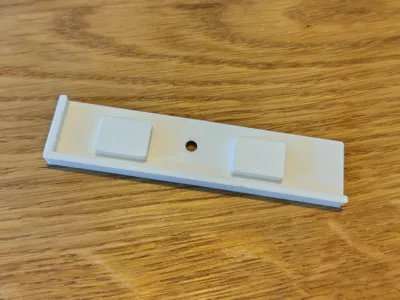 End piece for Gardinia GE2 curtain rail