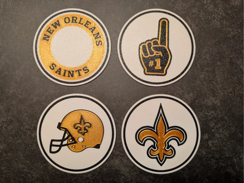 New Orleans Saints Coasters