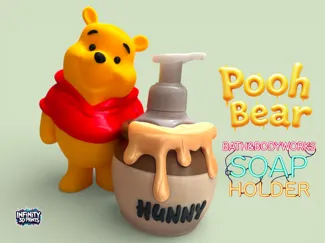 MULTIPART - POOH & HUNNY POT - BATH AND BODYWORKS