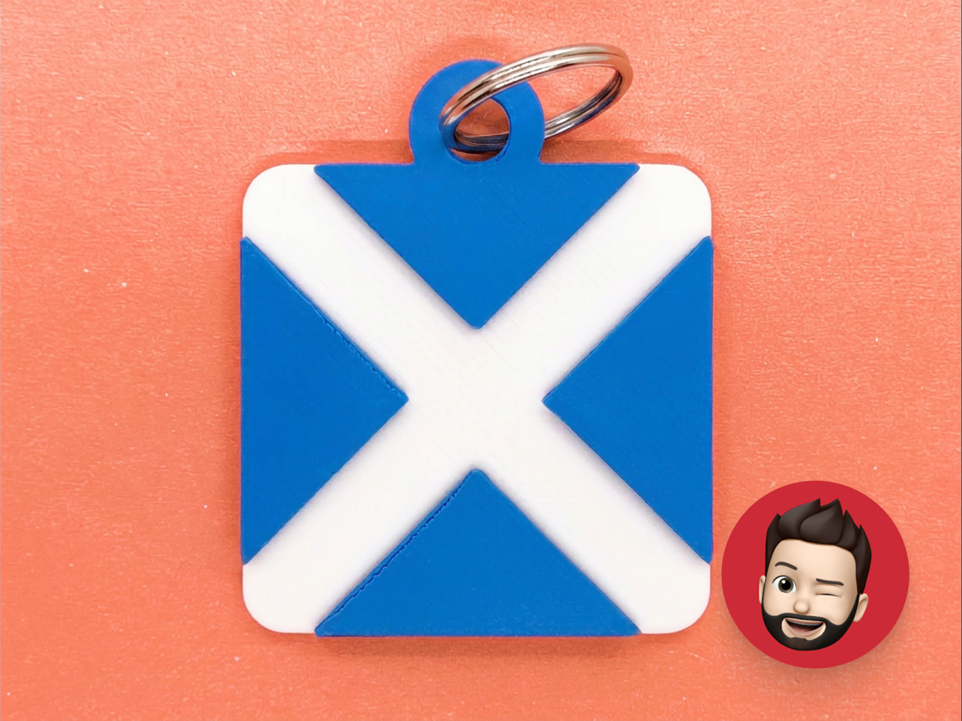 Flags Scotland keychain
