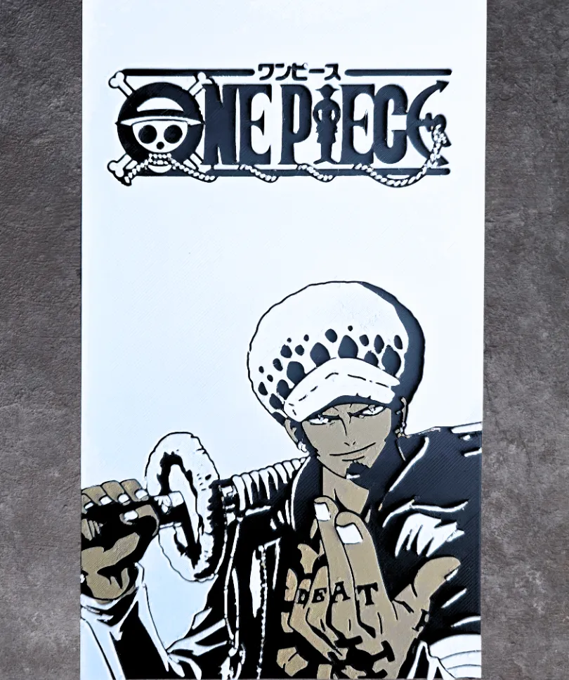 Portrait en relief Trafalgar Law