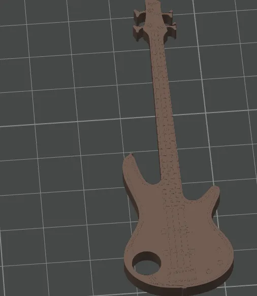 Bass guitar Keychain