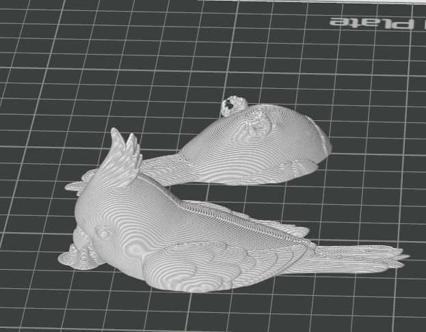 Miniatura 2 do modelo 3D 玄凤鹦鹉小鸟