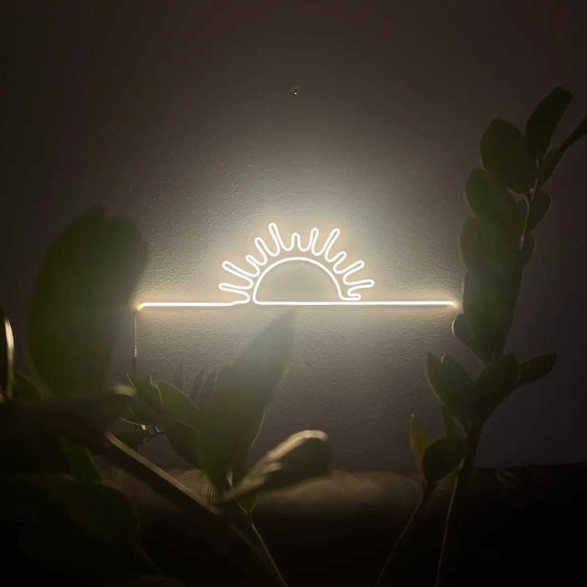 Enseigne néon - Coucher de soleil