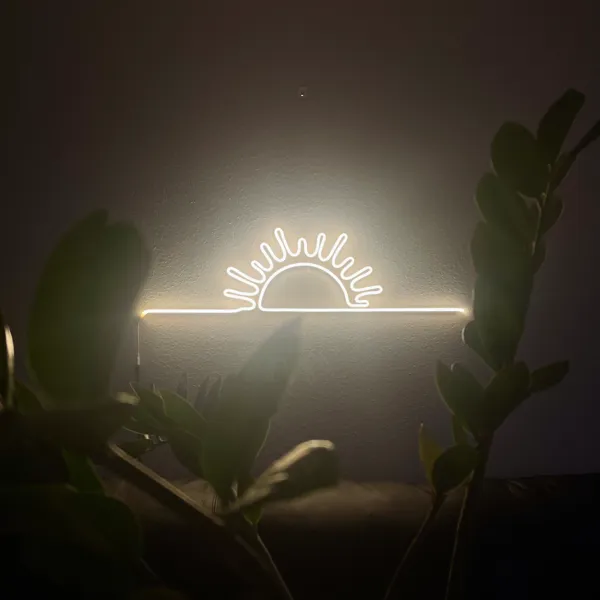 Enseigne néon - Coucher de soleil