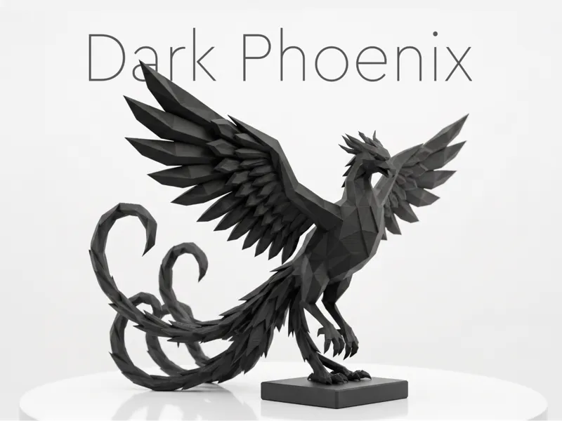 The Immortal Low-Poly Phoenix