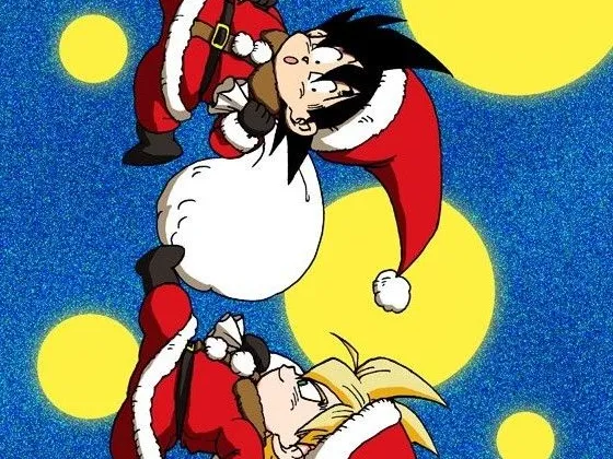Cuadro navideño goku multiparte parte 1