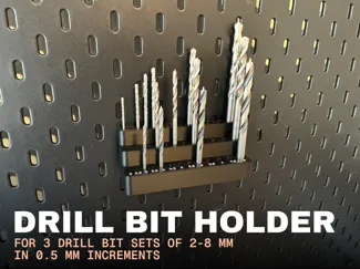 Drill Bit Holder for IKEA Skadis