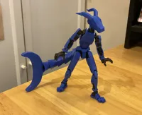 100% scale, very detailed, supports included.