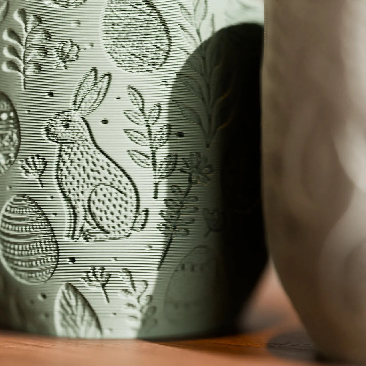 Pots for Easter with Bunny Pattern view 4