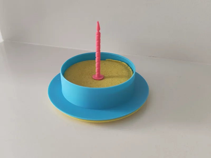 Fake candle - Kinetic sand