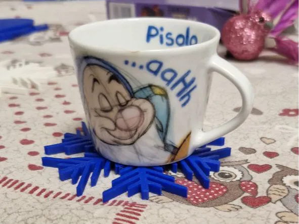 Snowflake coaster