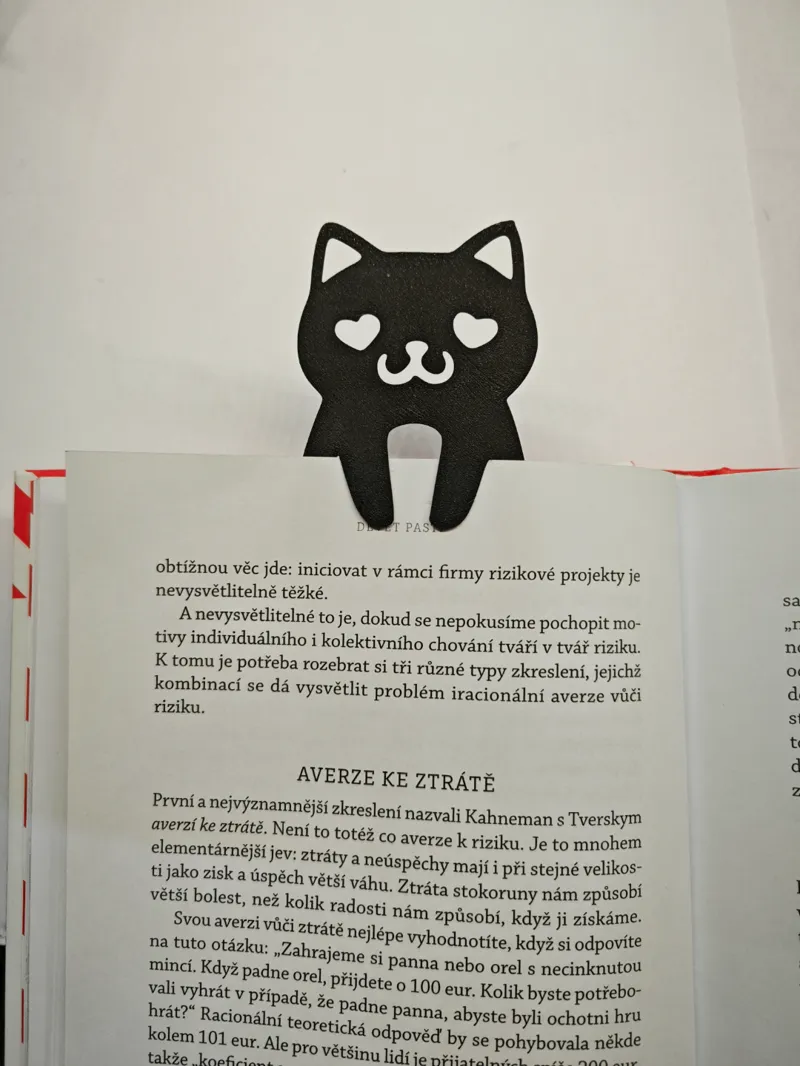 Cat bookmark