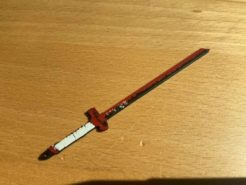 Rengoku katana keychain 