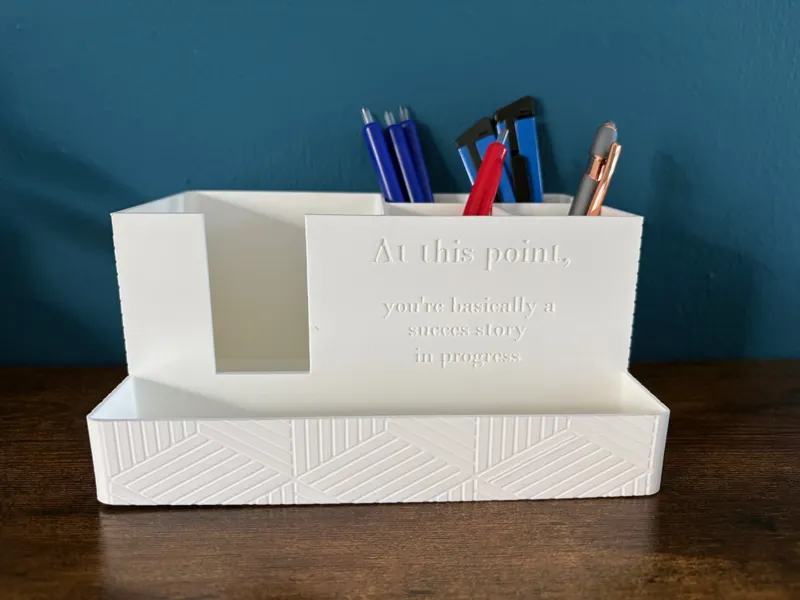 pen and notes holder - desk organizer