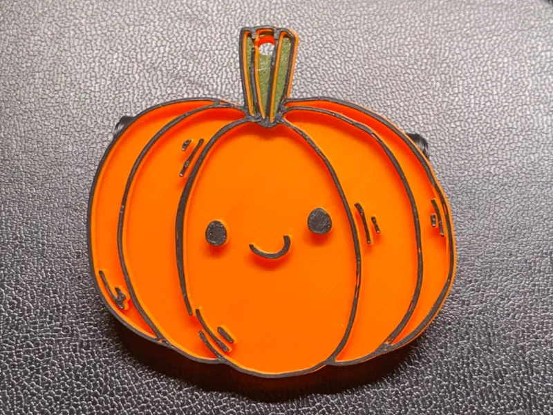 Pumpkin Keychain 