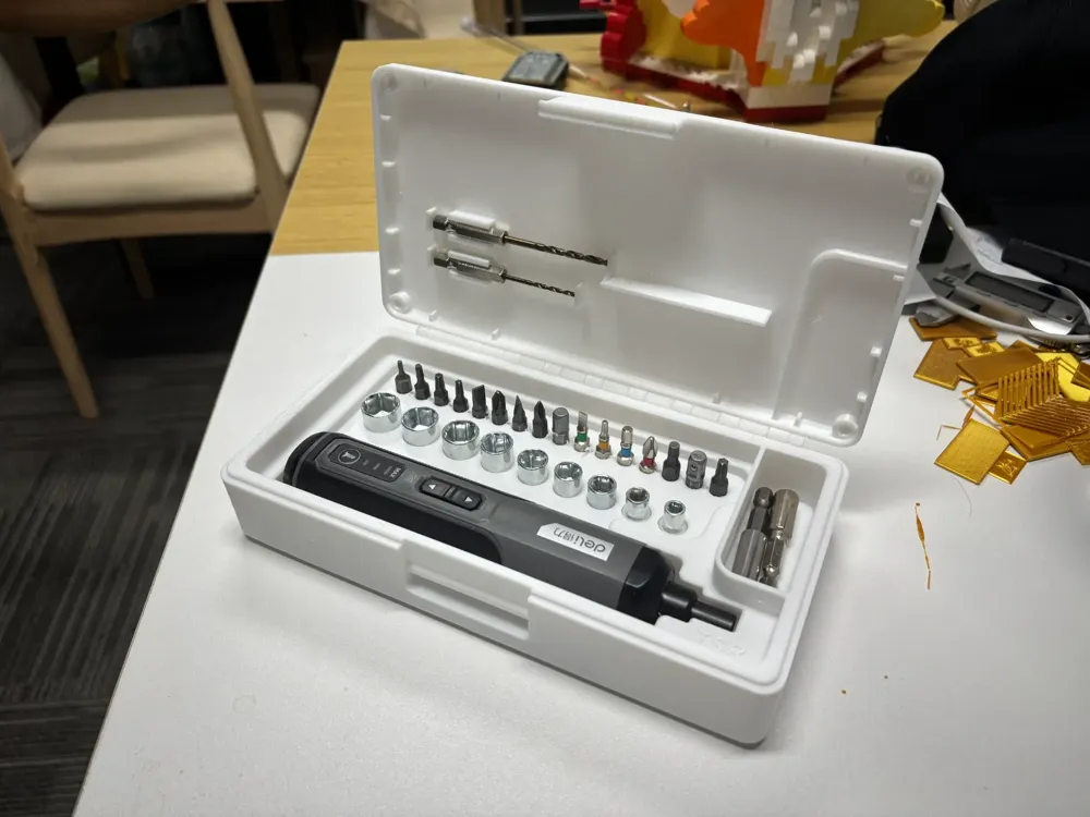 Electric Screwdriver Box Deli - Electric Screwdriver Dedicated Storage Box - Updated Full Set of ...
